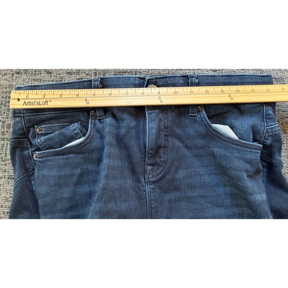 Torrid Crop Bombshell Skinny Jeans Premium Stretch Women's Size 14 Blue Denim - Picture 6 of 8